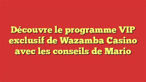 wazamba casino vip.